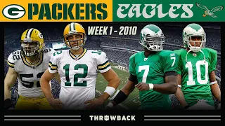 Vick GOES OFF in Kelly Greens! (Packers vs. Eagles 2010, Week 1)