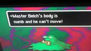 Earthbound boss glich on Master Belch!!!!!