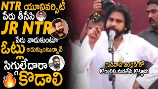 Pawan Kalyan Slipper Shot To Kodali Nani Over Using Jr NTR Name For Votes | Janasena Party | Stv