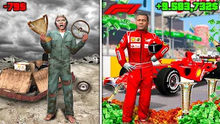 PASSEI DE PILOTO DE FORMULA 1 POBRE PRA RICO!! (Gta 5)