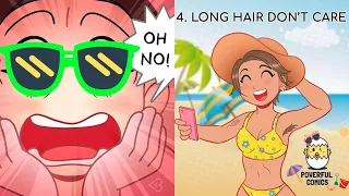 Long Hair Don't Care: Hilarious Comics Unraveling the Twisted Logic of Girls!