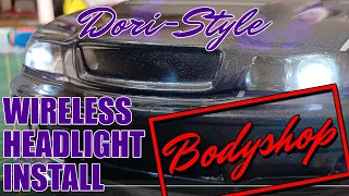 See How We Installed Magnetic LEDs Without Wires - Dori-Style RC Drifting Bodyshop!