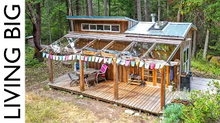 Simple Living In a Tiny Forest Home