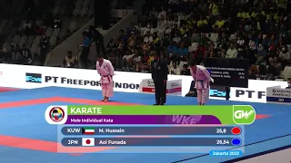 WKF SERIES A || FINAL INDIVIDUAL MALE KATA M HUSSAIN (KUW) VS AOI FUNADA (JPN)