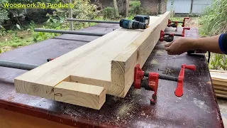 Surprisingly Simple Woodworking Projects for Beginners // Build A Sturdy But Easily Removable Bed