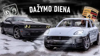 PORSCHE MACAN NUDAZYTAS ! CHALLENGERIO DARBAI JUDA I PRIEKI.