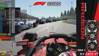 F1 2020 Ultra Settings 4K | RX 6800 XT | Ryzen 9 3950X