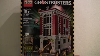 Unboxing LEGO Ghostbusters Firehouse Headquarters 75827