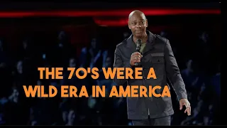 #davechappelle reflects on how crazy the 60s and 70s were in America [Fixed-Audio]