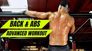 Advanced BACK & ABS workout!