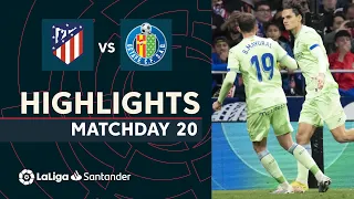 Highlights Atletico Madrid vs Getafe CF (1-1)