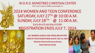 WORD Ministries Christian Center Service  6- 02--24