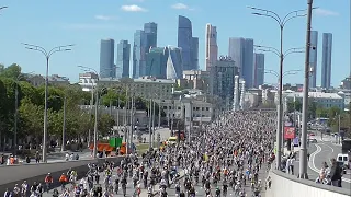 Московский весенний велофестиваль "Садовое кольцо". Велопробег. Велопарад. 18 мая 2024 года. Часть 1