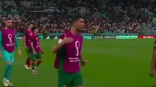 Cristiano Ronaldo Still Claiming Bruno Fernandes Goal.