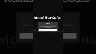 Dangerous error code !!!! #roblox #errorcode