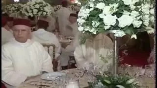 حفل عشاء زفاف الأمير مولاي رشيد و لالة أم كلثوم بوفارس