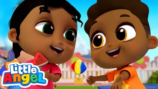 Lollipop Song 🍭 | Little Angel | Kids Songs + Nursery Rhymes |Celebrating Diversity