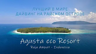 Agusta Eco Resort - уникальный отель на частном острове в центре Раджа Ампат (Индонезия)