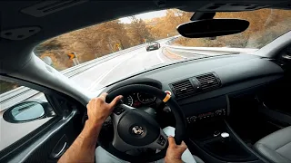 Chasing E36 Z3 - Fast Driving on Mountain Road