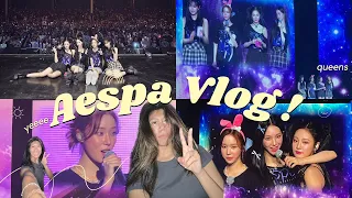 [VLOG] AESPA SYNK: HYPERLINE World Tour Dallas Concert 2023 + Concert Highlights + Review