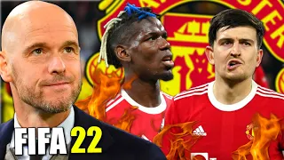 Reparerer Manchester United Som Erik Ten Hag | Dansk FIFA 22 Reparere Karriere Mode