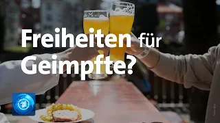 Diskussion über Freiheiten für Geimpfte