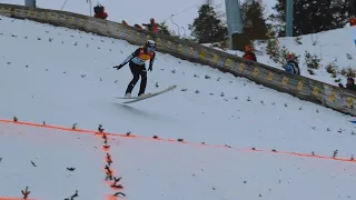 Akito Watabe & Martin Fritz, Nordic Combined - Ski Jumping - Ramsau 2018, Slowmotion (GH5), HD