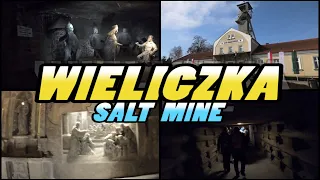 WIELICZKA SALT MINE Tour - Kopalnia Soli Wieliczka - Poland (4K)