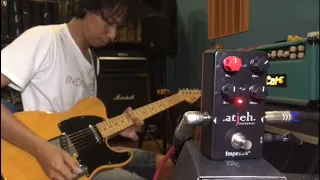 Eross Candra of Sheila on 7 is demoing Atjeh