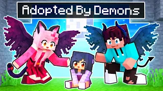 Adopted By DEMONS In Minecraft!