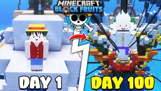 KienRic Tóm Tắt 100 Ngày Trở Thành Vua Hải Tặc Luffy Trong Minecraft