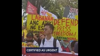 Duterte certifies as urgent anti-terrorism bill feared to clamp down on basic rights