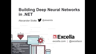 Building Deep Neural Networks in ML NET