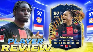 👀97 TOTS FRIMPONG PLAYER REVIEW - EA FC 24 ULTIMATE TEAM