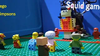 Lego Squid game Simpsons parody animation (Episode 1)