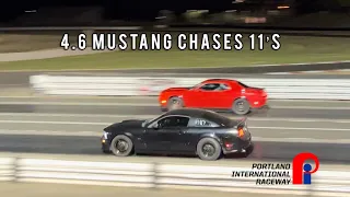 FBO, Cammed, Nitrous 3v 4.6 Mustang Chases 11’s