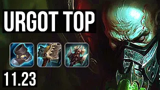 URGOT vs VIKTOR (TOP) | 8/1/3, Rank 14 Urgot | KR Master | 11.23