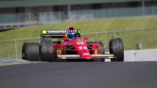 Formula One Race Car On Track, F1. Stock Footage