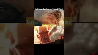 Live Action VS Anime | Attack On Titan | Eren Pertama Kali Melihat Raja Raksasa