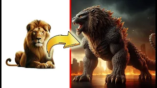 What If Godzilla Fused With The Animals