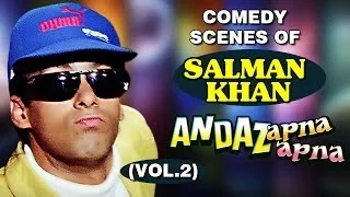 Salman Khan Best Comedy Scenes Jukebox 2 - Andaz Apna Apna