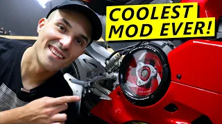 Ducati Clear Clutch Cover Install! Coolest Mod EVER!