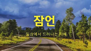 [새벽큐티설교]2024년 05월 24일 - 의인의 결실(잠12:1-14)