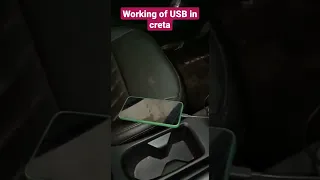 Creta USB feature / car tips #shorts