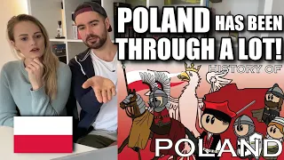 Reaction The Animated History of Poland | Part 1 🇵🇱