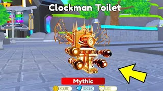 ⏰CLOCK TOILET UNITS IN PART 2 UPDATE😳 Toilet Tower Defense Concept