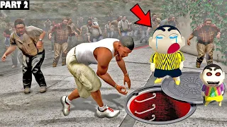 FRANKLIN SHINCHAN and CHOP Survived Zombie Virus In GTA 5 (Part 2) Zombie outbreak zombie apocalypse