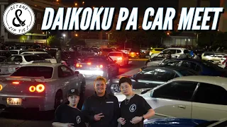 DAIKOKU PA CAR MEET AT 3am! Japan Highway Mobs