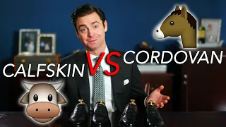 Calfskin 🐮 vs Cordovan 🐴 Allen Edmonds Shoe Comparison l Kirby Allison