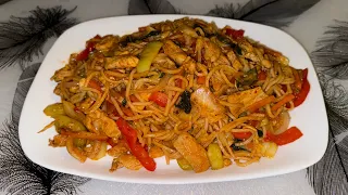 Homemade Delicious Chicken Chow Mein Recipe | MK Food Secret